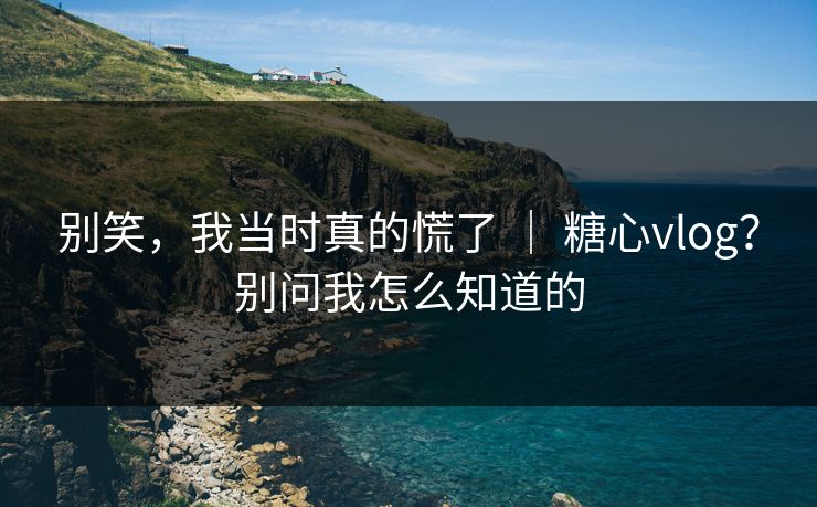 别笑，我当时真的慌了 ｜ 糖心vlog？别问我怎么知道的